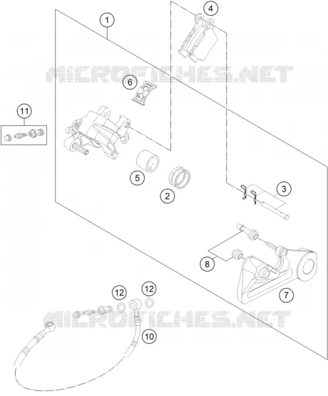 ETRIER DE FREIN AR