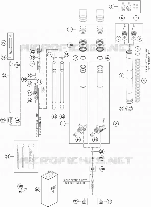 FOURCHE (PIECES)