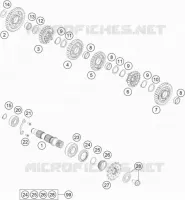 BOITE DE VITESSES - ARBRE SECONDAIRE
