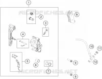 ETRIER DE FREIN AVANT