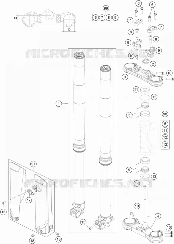 FOURCHE / T DE FOURCHE