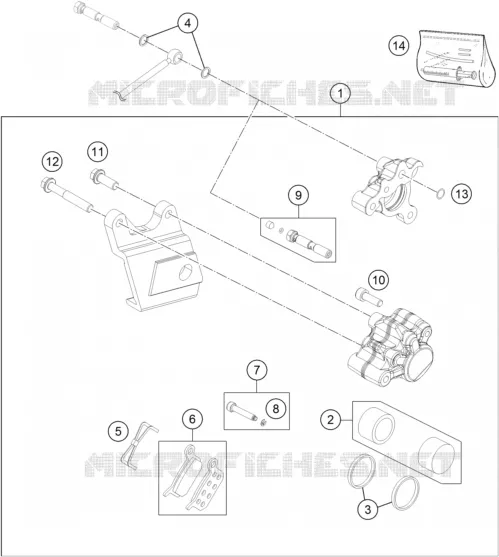 ETRIER DE FREIN AR