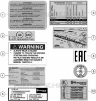 ETIQUETTES INFORMATIONS TECHNIQUES