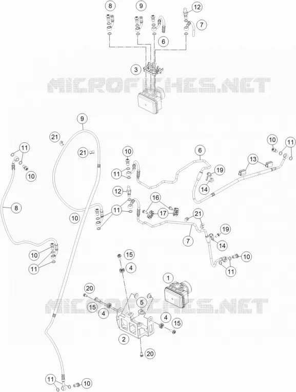 SYSTEME DE FREIN ABS Husqvarna Husqvarna 701 2018 701 ENDURO  701 ENDURO