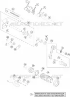 MECANISME DE SELECTION DE VITESSES pour Husqvarna 701 ENDURO 2016