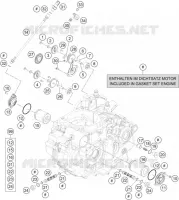 POMPE A HUILE pour Husqvarna 701 ENDURO 2016