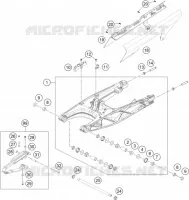 BRAS OSCILLANT  pour Husqvarna SVARTPILEN 401 2018