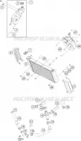 CIRCUIT DE REFROIDISSEMENT pour Husqvarna SVARTPILEN 401 2018