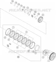 EMBRAYAGE pour Husqvarna SVARTPILEN 401 2018