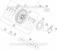 ROUE AVANT pour Husqvarna SVARTPILEN 401 2018