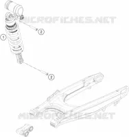 AMORTISSEUR pour Husqvarna 701 SUPERMOTO 2016