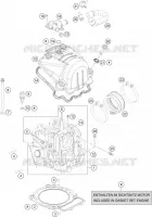 CULASSE pour Husqvarna 701 SUPERMOTO 2016