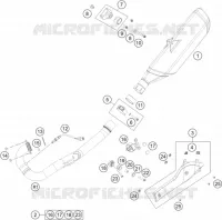 ECHAPPEMENT pour Husqvarna 701 SUPERMOTO 2016