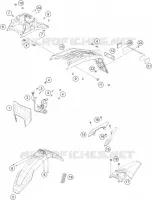 PLASTIQUES pour Husqvarna 701 SUPERMOTO 2016