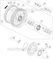 ROUE AVANT pour Husqvarna 701 SUPERMOTO 2016