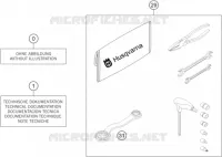TROUSSE A OUTILS / MANUELS / OPTIONS pour Husqvarna 701 SUPERMOTO 2016