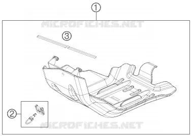 PROTECTION MOTEUR Husqvarna Husqvarna 501 2016 FE 501  FE 501