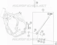 BEQUILLE LATERALE / CENTRALE pour Husqvarna TE 300 2018