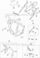 CADRE pour Husqvarna TE 300 2018