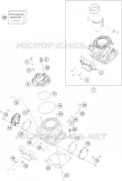 CYLINDRE / CULASSE pour Husqvarna TE 300 2018