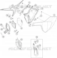 FILTRE A AIR pour Husqvarna TE 300 2018