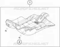 PROTECTION MOTEUR pour Husqvarna TE 300 2018