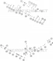 VALVE D'ECHAPPEMENT pour Husqvarna TE 300 2018