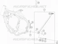 BEQUILLE LATERALE / CENTRALE pour Husqvarna TE 300 2018