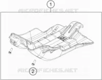 PROTECTION MOTEUR pour Husqvarna TE 300 2018