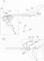 RESERVOIR / SELLE pour Husqvarna TE 300 2018