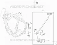 BEQUILLE LATERALE / CENTRALE pour Husqvarna TE 300 2017