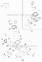 CYLINDRE / CULASSE pour Husqvarna TE 300 2017
