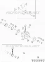 VILEBREQUIN / PISTON pour Husqvarna TE 300 2017