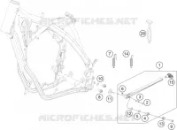 BEQUILLE LATERALE / CENTRALE pour Husqvarna TE 300 2015