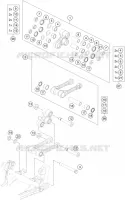 BIELLETTE D'AMORTISSEUR PRO LEVER pour Husqvarna TE 300 2015