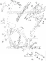 CADRE pour Husqvarna TE 300 2015