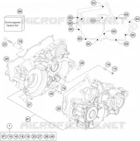 CARTER MOTEUR pour Husqvarna TE 300 2015