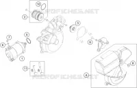 DEMARREUR ELECTRIQUE pour Husqvarna TE 300 2015