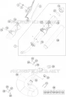 ECHAPPEMENT pour Husqvarna TE 300 2015