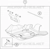 PROTECTION MOTEUR pour Husqvarna TE 300 2015