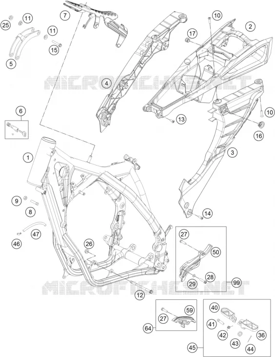 CADRE Husqvarna Husqvarna 300 2015 TE 300  TE 300