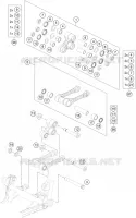 BIELLETTE D'AMORTISSEUR PRO LEVER pour Husqvarna FE 350 2015
