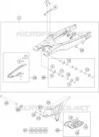 BRAS OSCILLANT  pour Husqvarna FE 350 2015