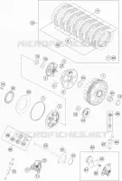 EMBRAYAGE pour Husqvarna FE 350 2015