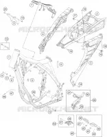 CADRE pour Husqvarna FE 350 2015