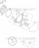 CARTER EMBRAYAGE pour Husqvarna FE 350 2015