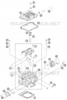 CULASSE pour Husqvarna FE 350 2015