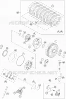 EMBRAYAGE pour Husqvarna FE 350 2015