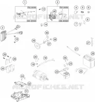 FAISCEAU ELECTRIQUE pour Husqvarna FE 350 2015