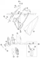 FILTRE A AIR pour Husqvarna FE 350 2015